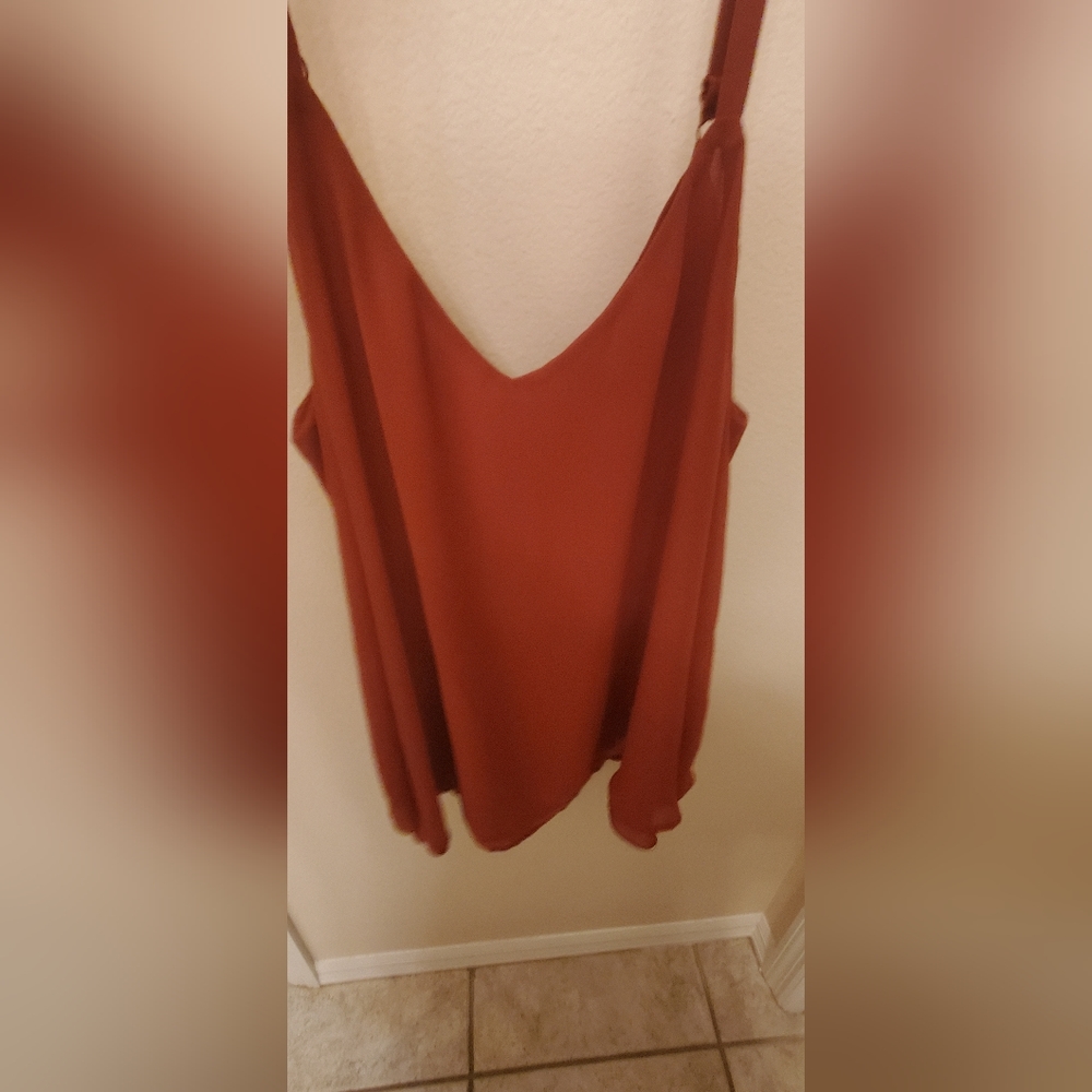 Rust Orange Cami Tank